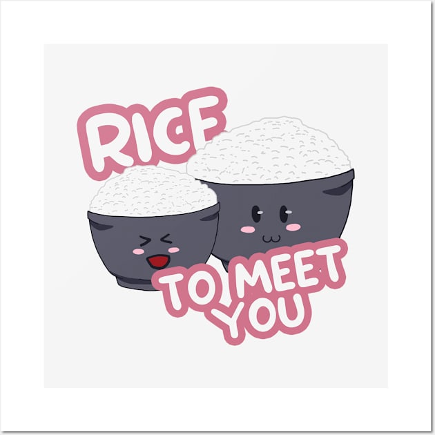 Rice to Meet You Wall Art by Dearly Mu